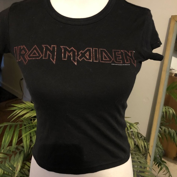 Vintage Tops - Vintage 2000 IRON MAIDEN Babydoll Tee